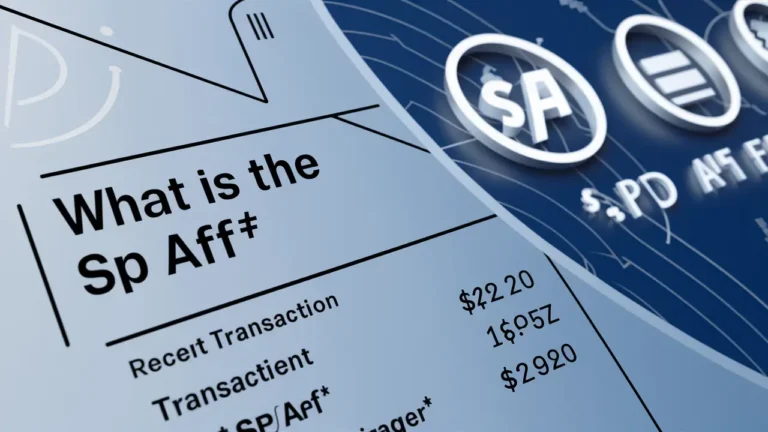 What Is the SP AFF* Charge on Your Bank Statement?