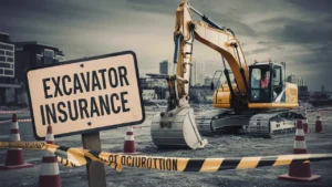 Excavator insurance