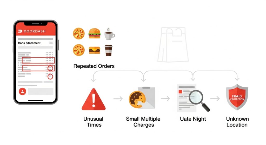 Unauthorized DoorDash Charges